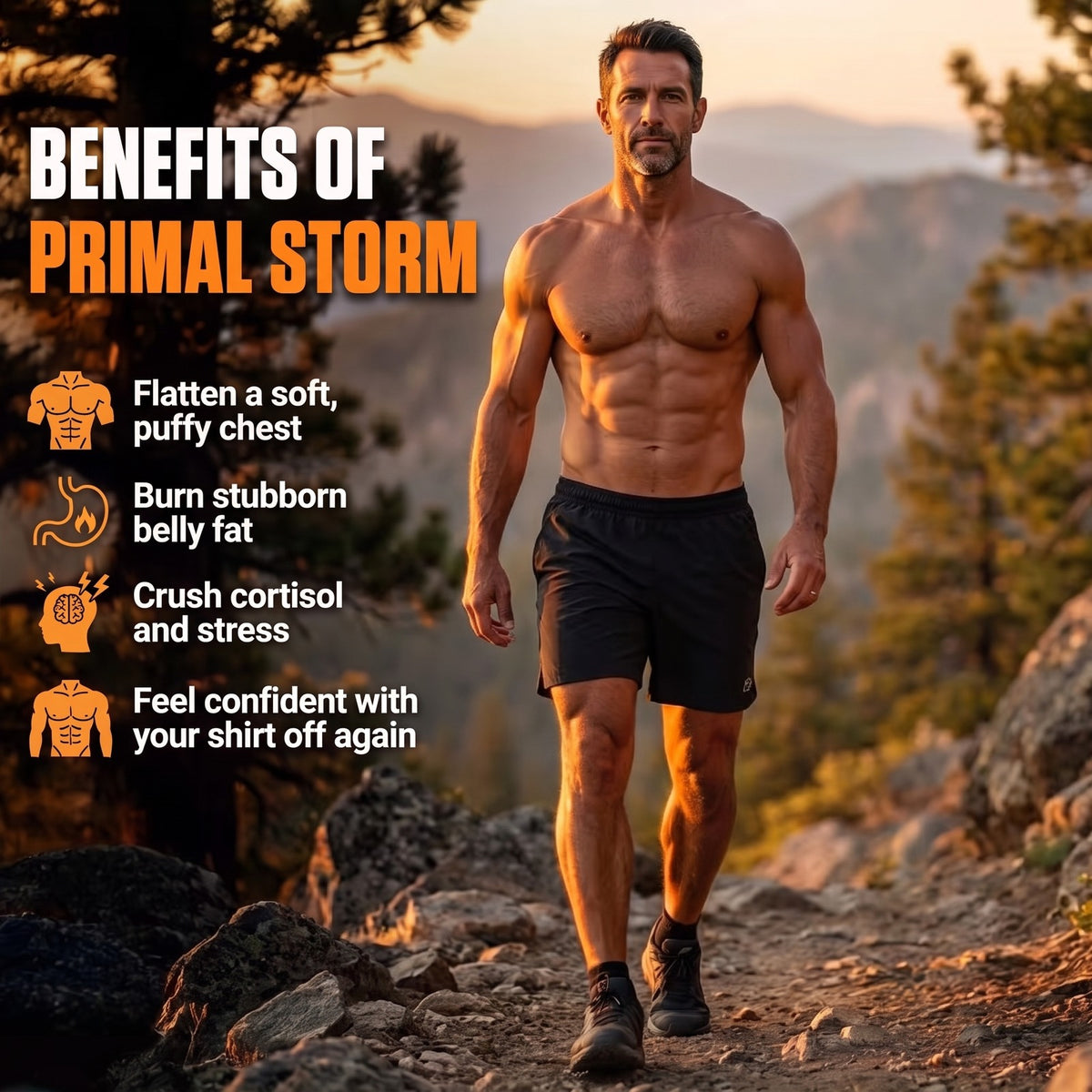 Primal Storm - COC - Man Boobs and Belly Fat